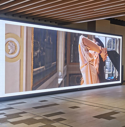 東方體育中心地鐵站室內LED小間距屏項目