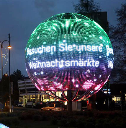 德國(guó)勒沃庫(kù)森儲(chǔ)蓄銀行LED軟屏項(xiàng)目