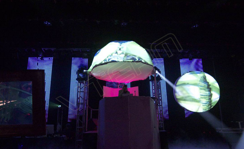 美國(guó)迪士尼晚會(huì)活動(dòng) LED共形屏iDot-P55項(xiàng)目