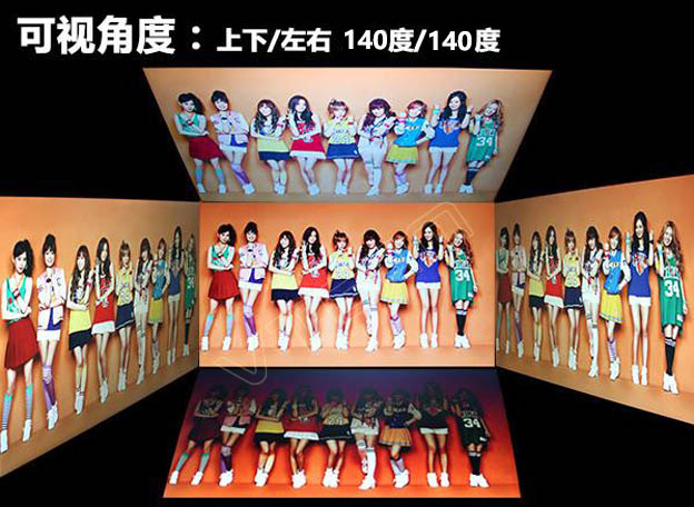 LED顯示屏最大可視角