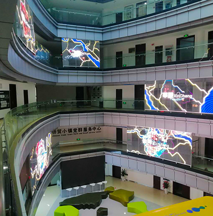溫州瑞安僑貿特色小鎮(zhèn)中庭項目 透明屏Tfree