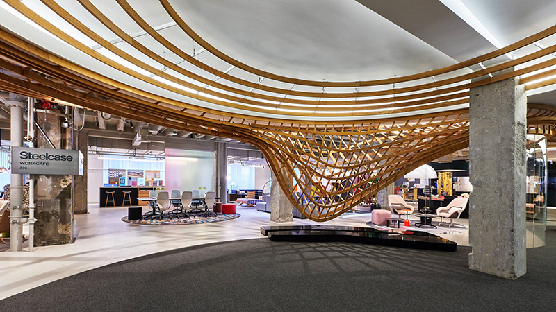 美國Steelcase展示廳顯示屏項(xiàng)目