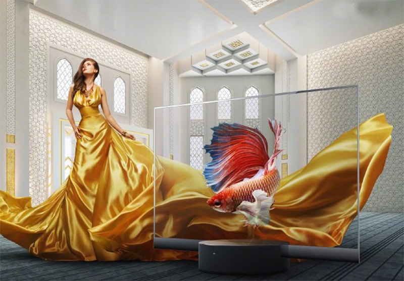 黑科技燃爆，原來透明屏也能做成電視機