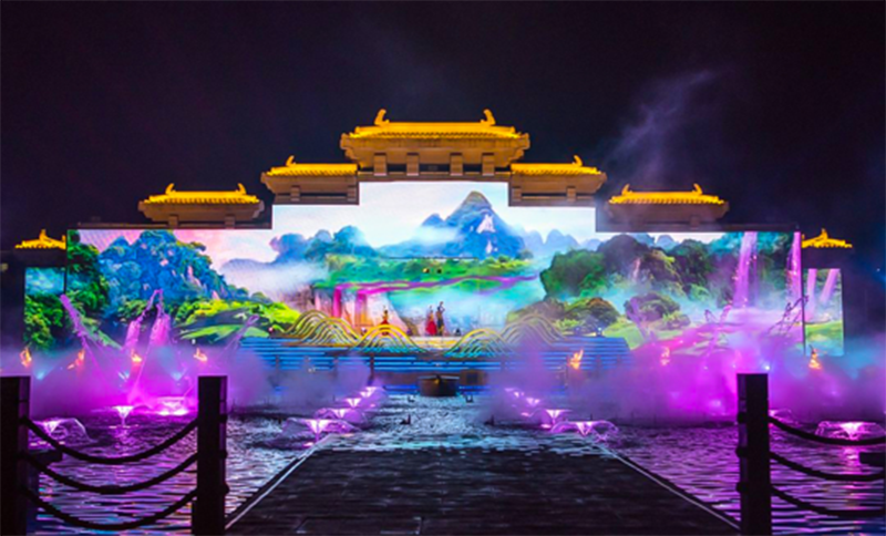 山東《仙緣.蓬萊》水舞聲光秀項目