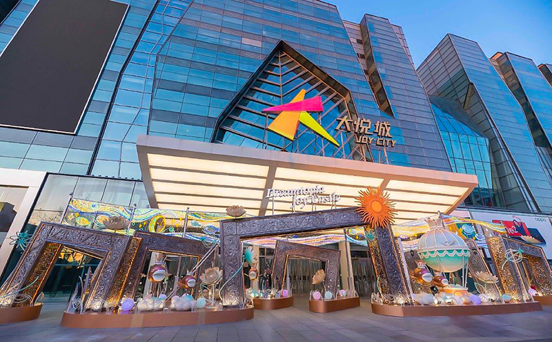 北京西單大悅城LED透明屏項目