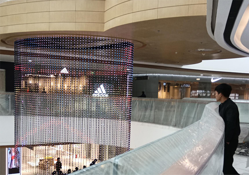 合肥碭山萬達(dá)LED網(wǎng)格屏項(xiàng)目