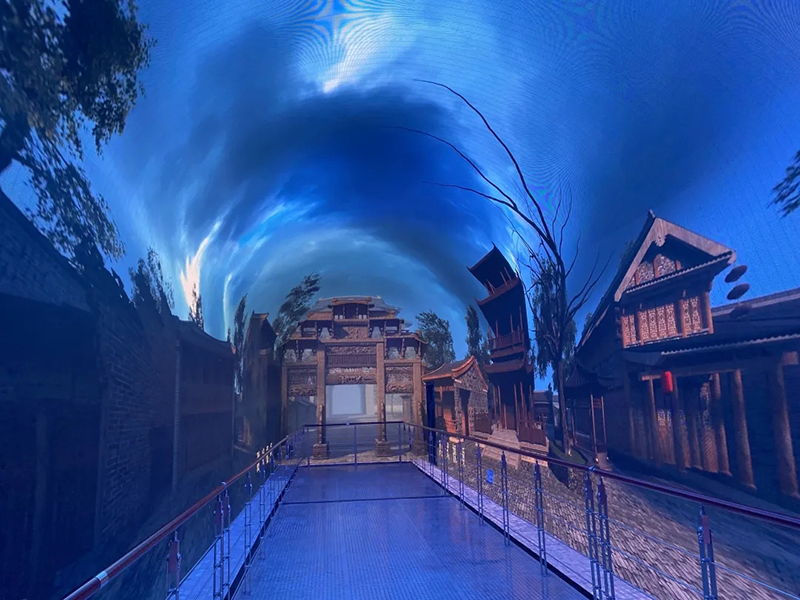 杭州夢(mèng)幻千島湖時(shí)光隧道項(xiàng)目（LED天幕+LED地磚屏）