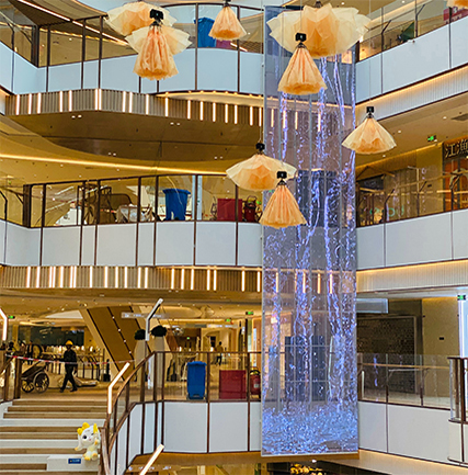 福州陽光天地購物中心LED透明屏項目