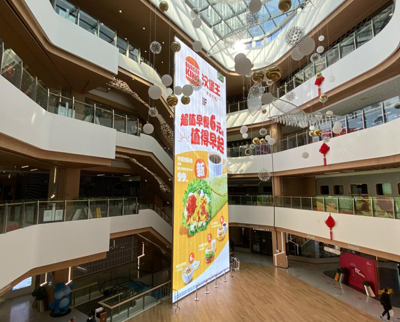 南京ITC MALL透明LED顯示屏項目